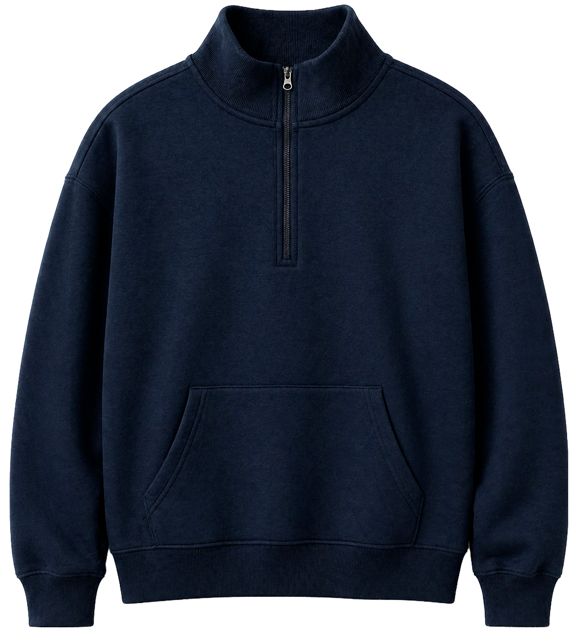 PASSION-I 1/4 ZIP FLEECE JACKET PULLOVER NAVY - M71223