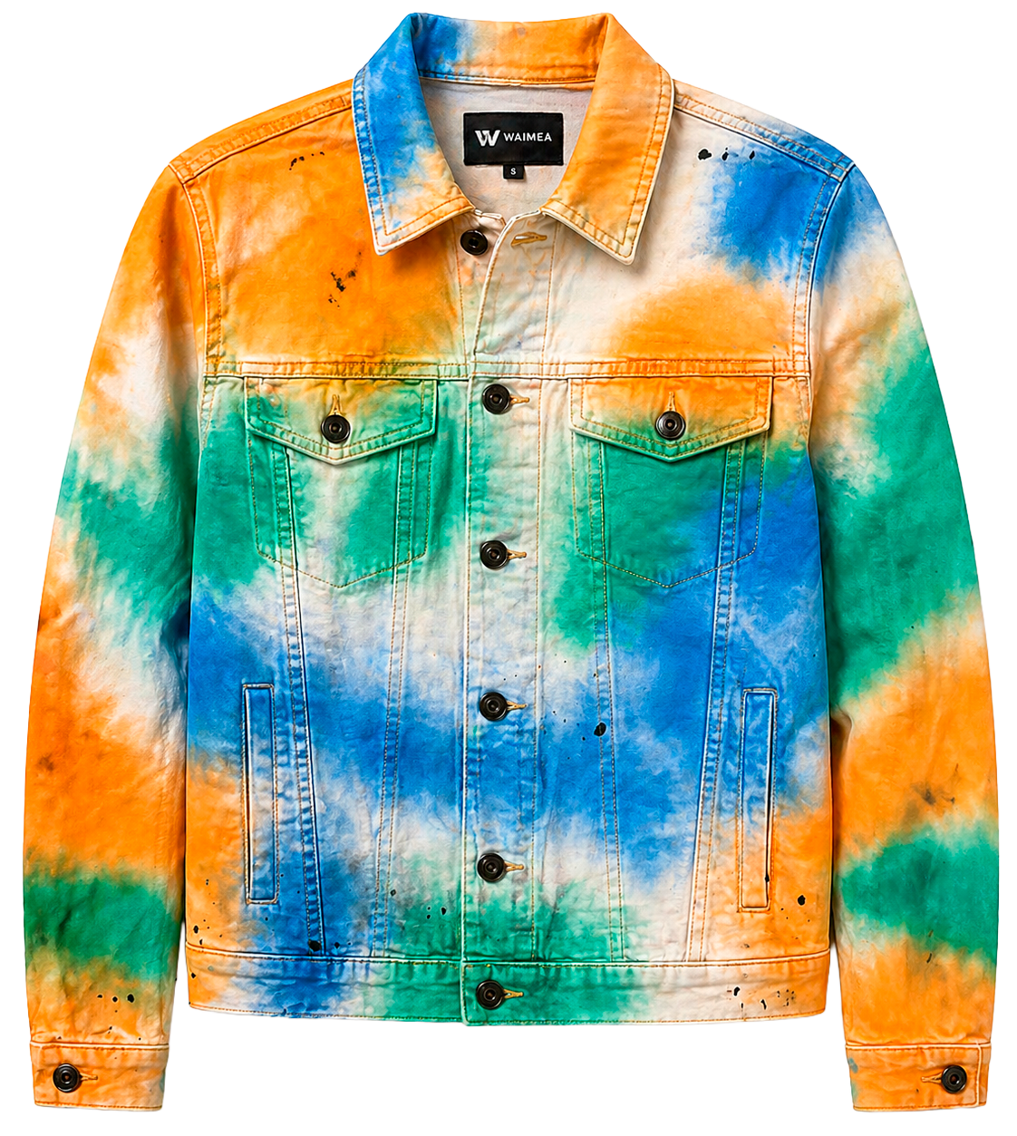 WAIMEA DENIM JACKET MULTI WASH - M6167D