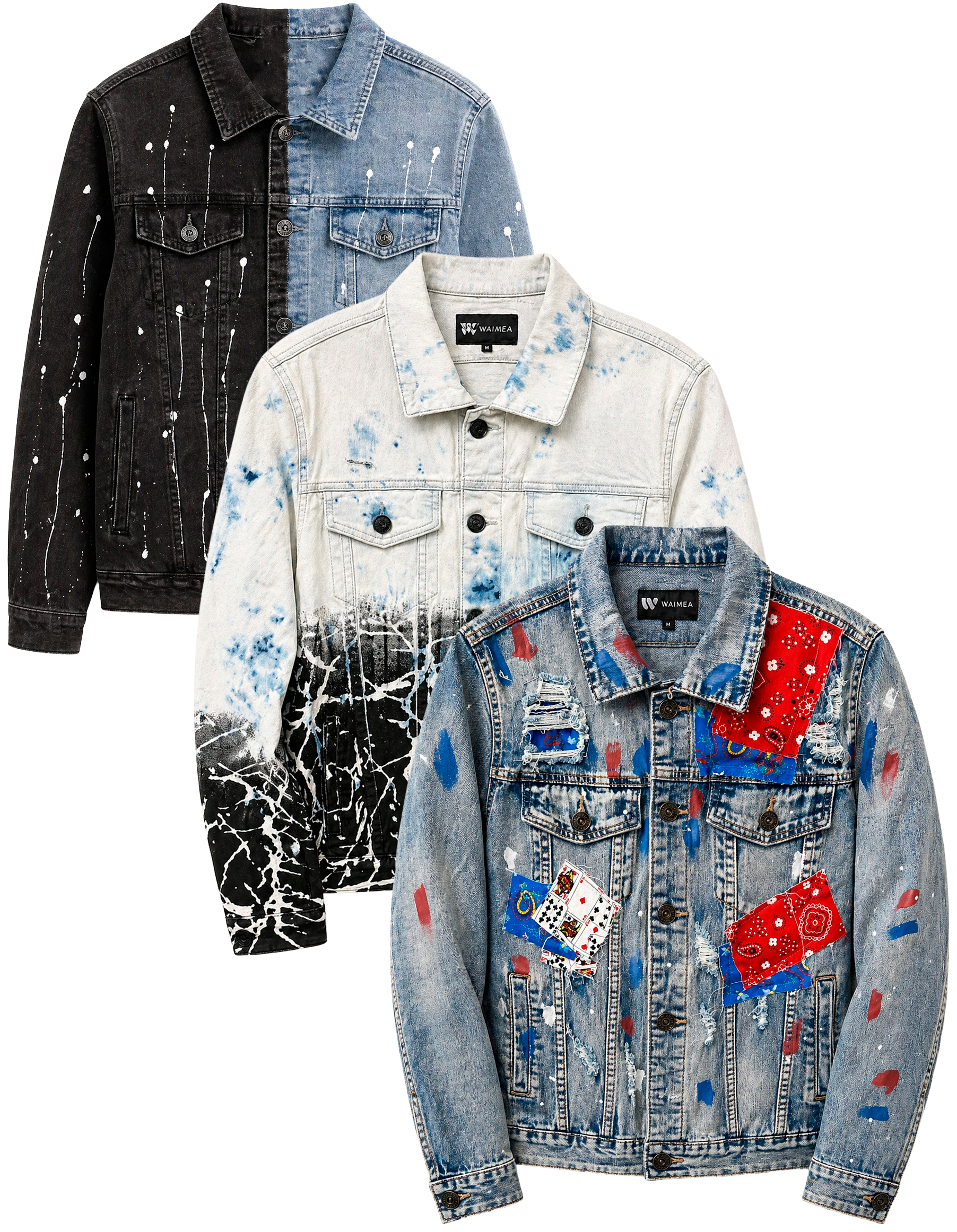 WAIMEA ASSORTED DENIM JACKETS ASST - WMADJKT