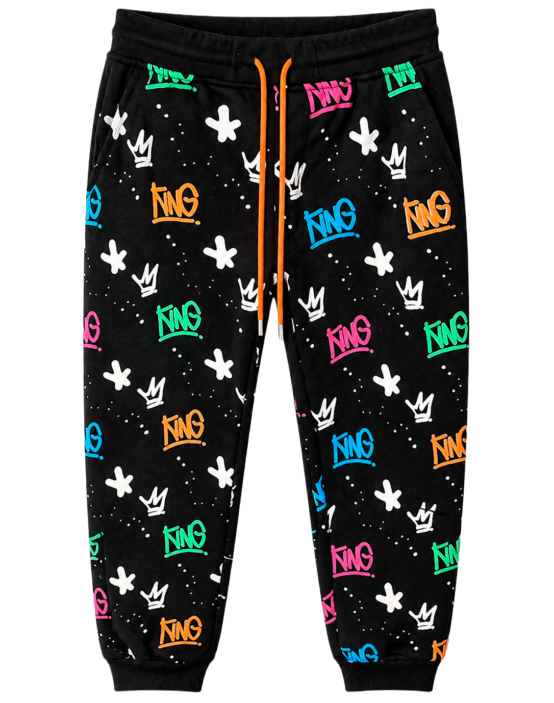 SWITCH GRAPHIC JOGGER PANTS BLACK - SF1415