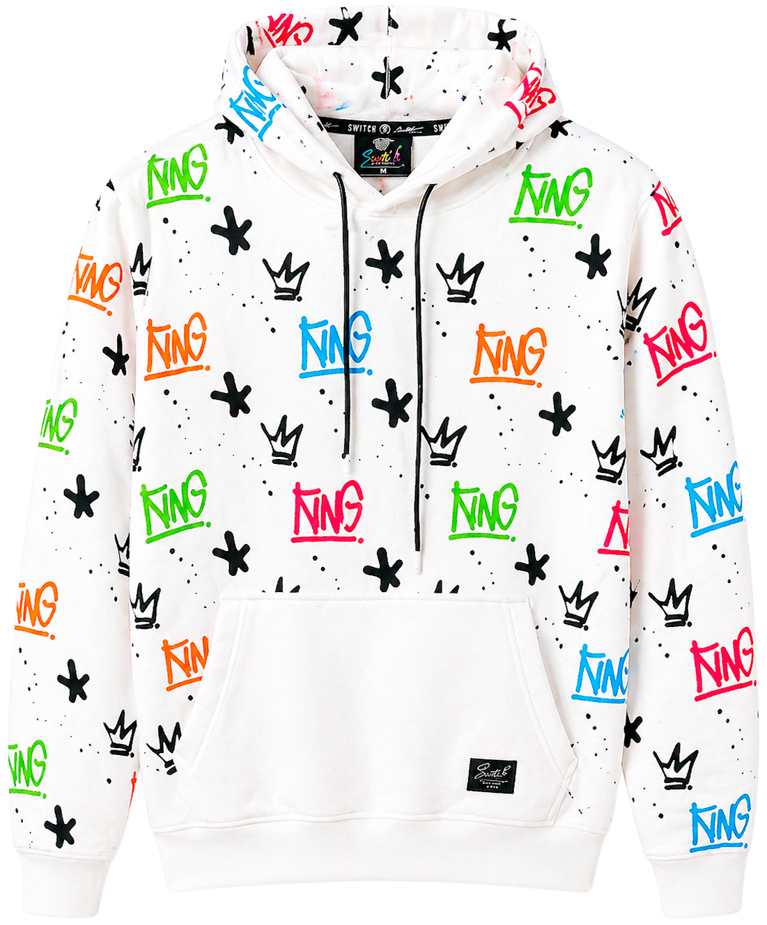 SWITCH GRAPHIC HOODIE WHITE - SF1215