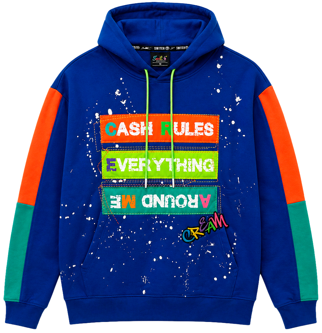 SWITCH GRAPHIC HOODIE ROYAL - SF1900