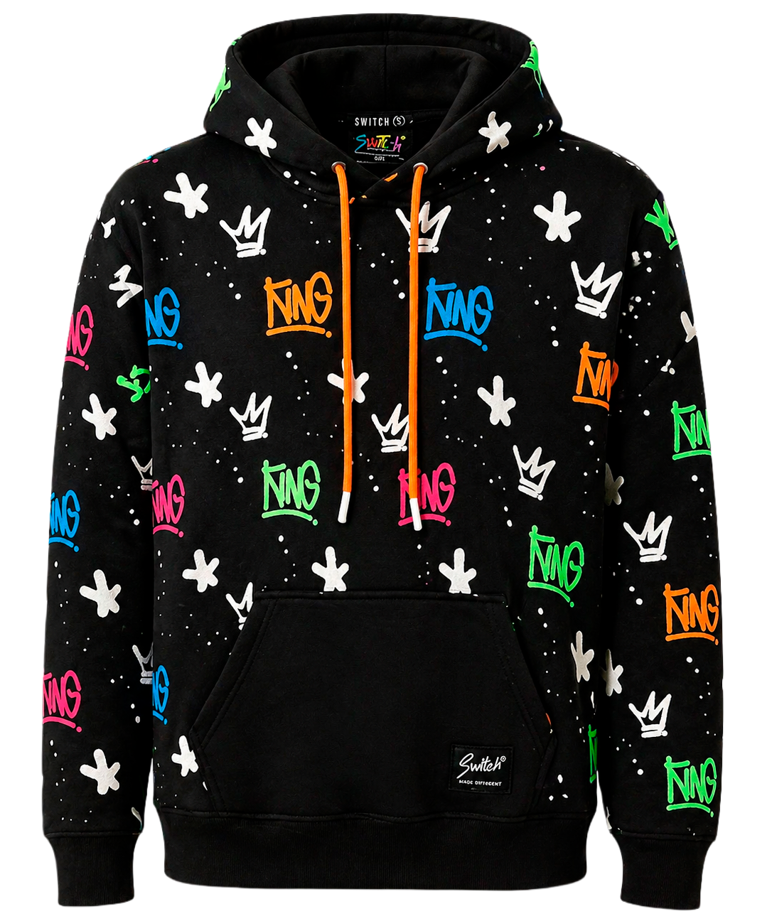 SWITCH GRAPHIC HOODIE BLACK - SF1215