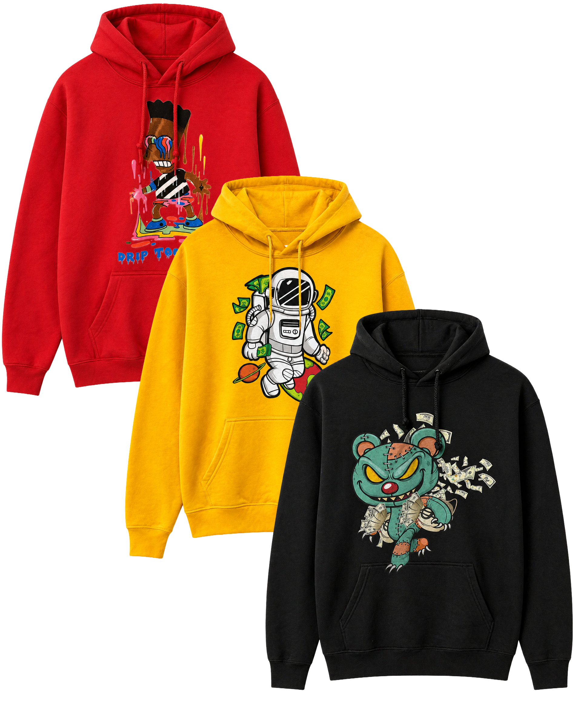 BIO ASSORTED GRAPHIC HOODIES ASST - BIOGPHD
