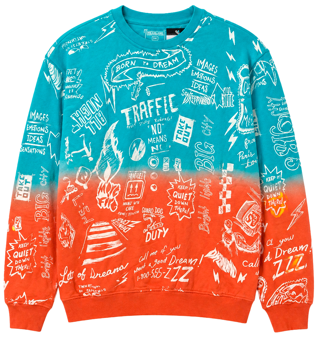 DREAMLAND ASSORTED GRAPHIC CREWNECK ASST - DLCRW26