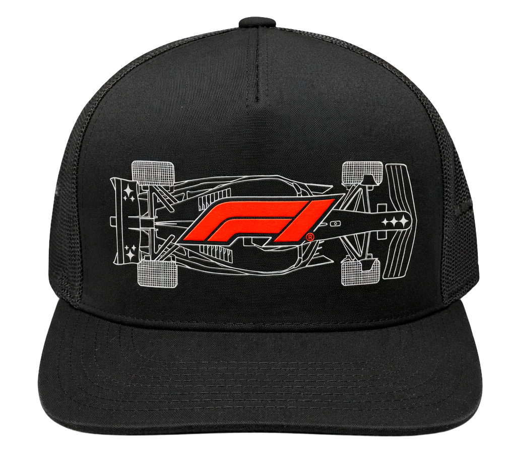 FORMULA 1 GRAND PRIX TRUCKER HAT BLACK - DESERT NIGHT