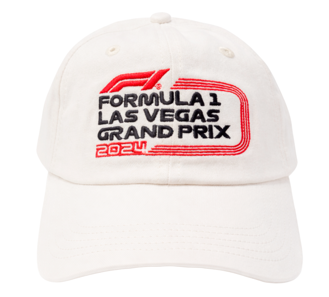 FORMULA 1 LV GRAND PRIX 2024 DAD HAT IVORY - LVGP CLASSIC