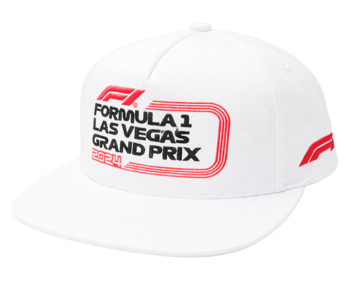 FORMULA 1 LV GRAND PRIX 2024 SNAPBACK HAT WHITE - LVGP CLASSIC