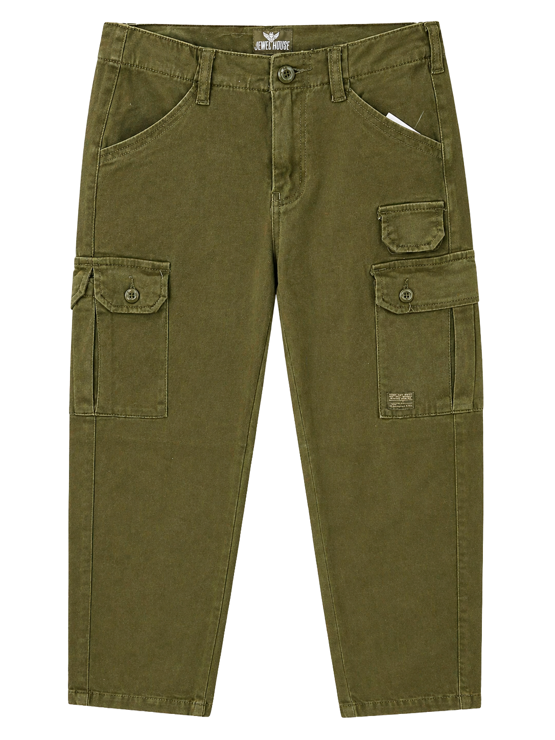 YOUTH BOYS JEWEL HOUSE CARGO PANTS OLIVE - JH4B1279