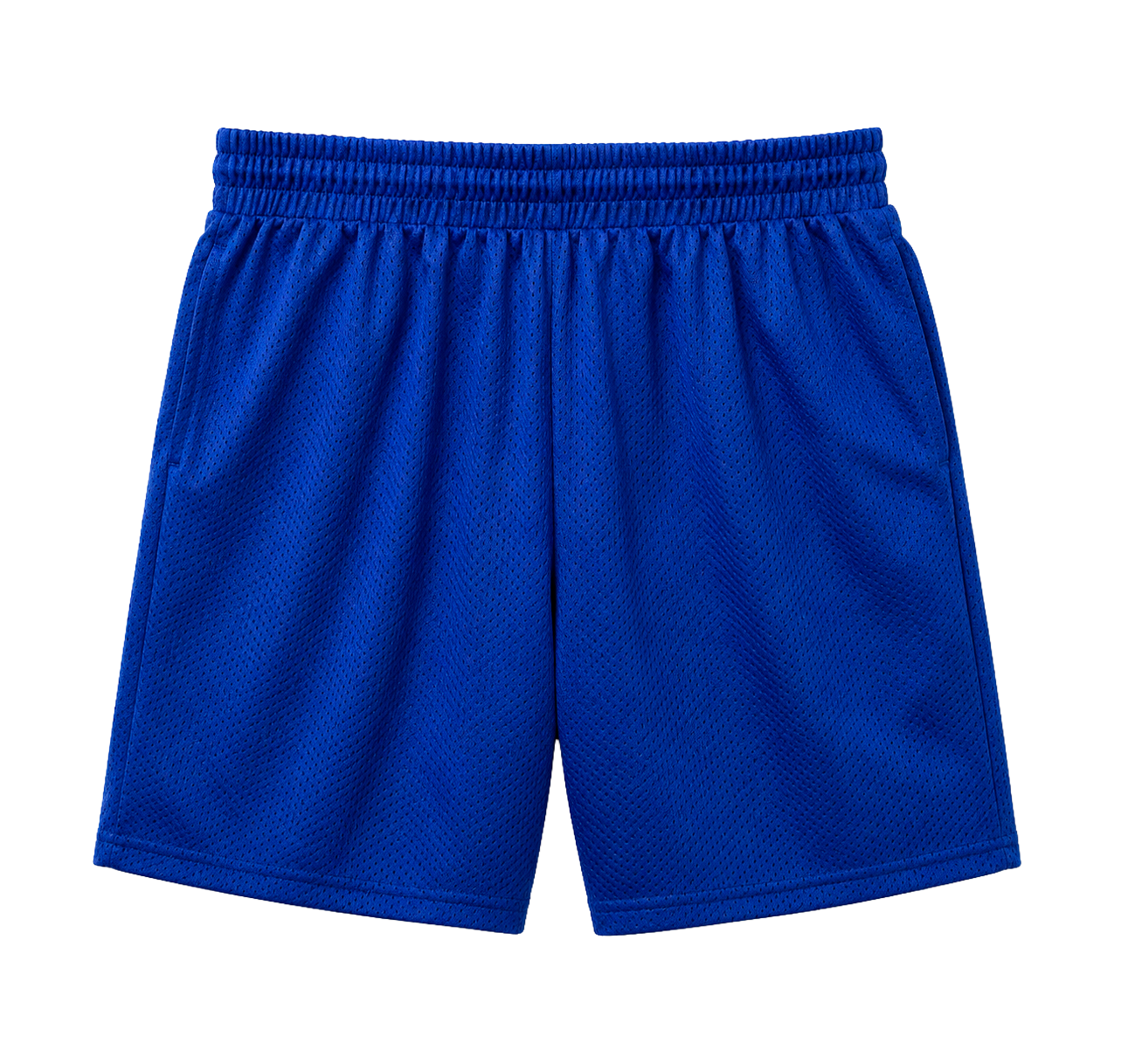 REBEL MINDS PLUS SIZE BASKETBALL SHORTS ROYAL - 141-946T