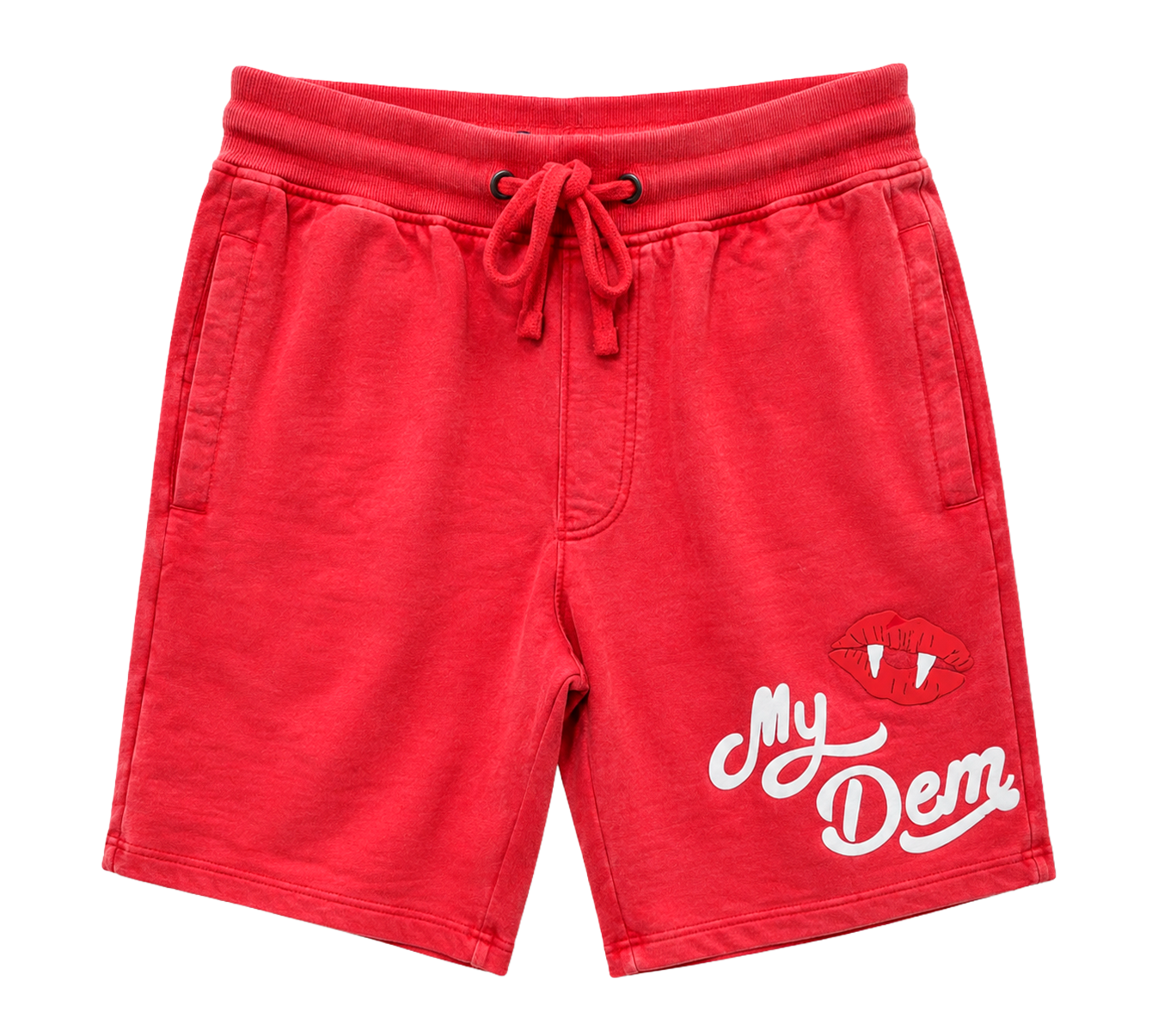 REBEL MINDS GRAPHIC SWEATSHORTS RED - 141-968