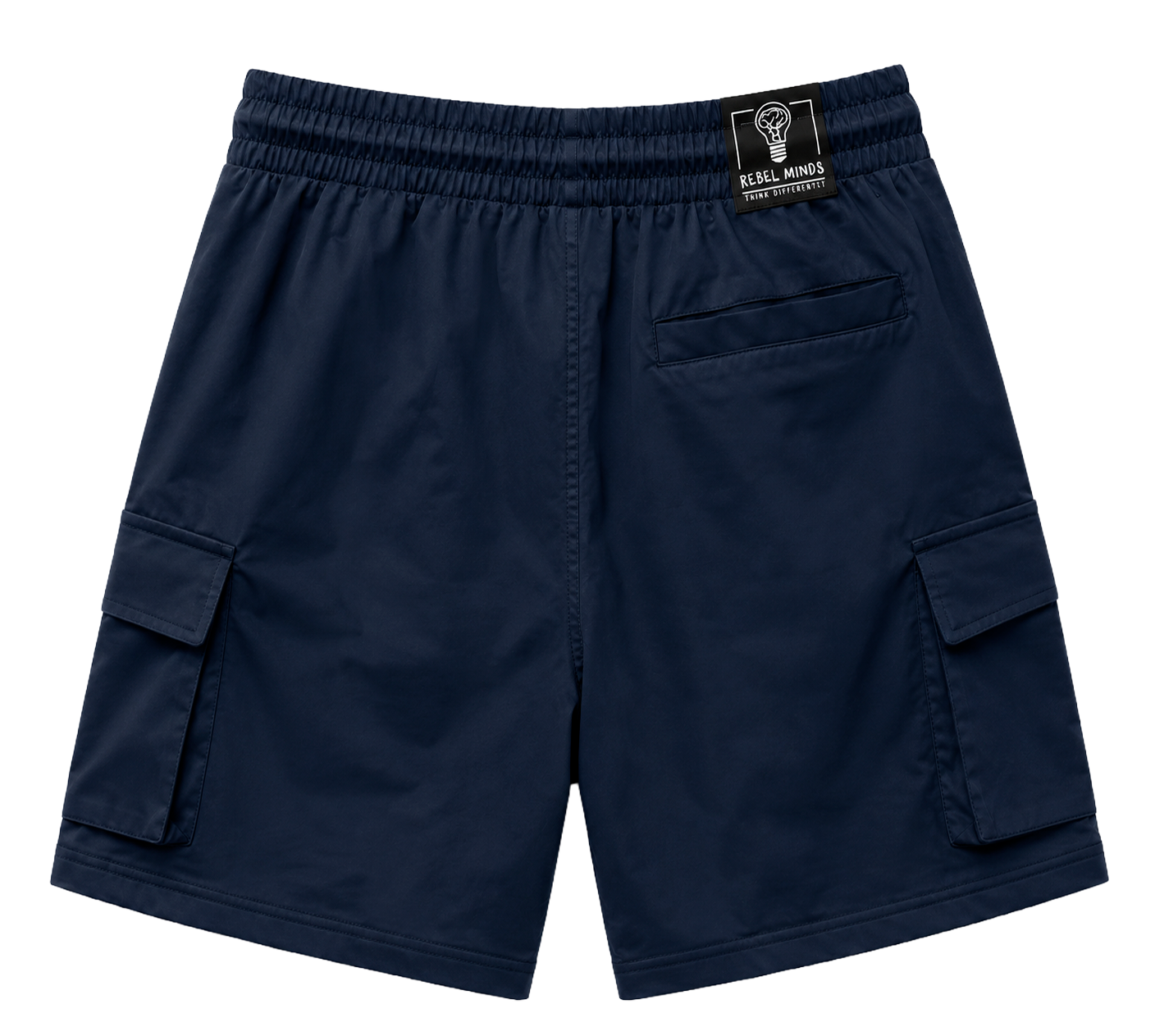 REBEL MINDS CARGO BOARD SHORTS NAVY - 141-910