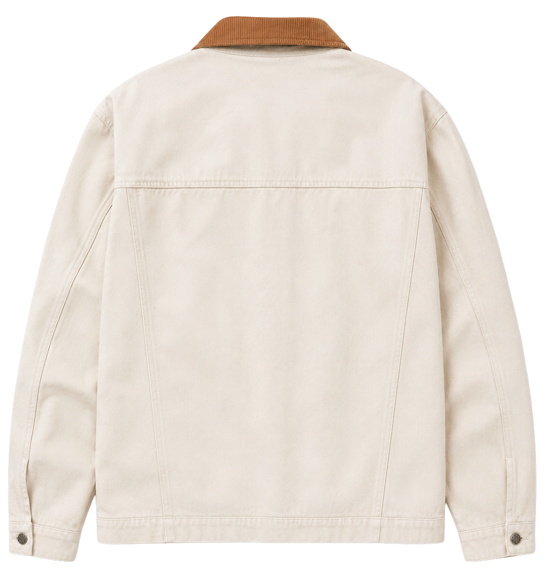 NO BOUNDARIES DENIM WORK JACKET BEIGE - NB14100095933B