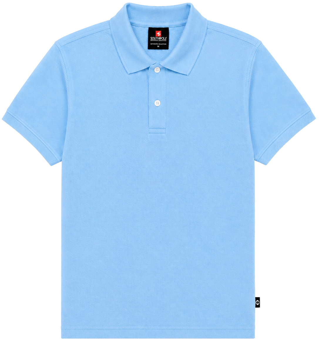 SOUTH POLE S/S POLO SHIRT LT BLUE - SM451100
