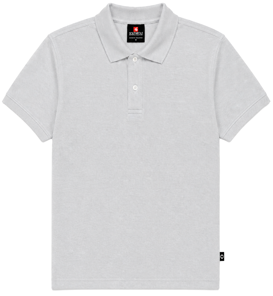 SOUTH POLE S/S POLO SHIRT GREY - SM451100