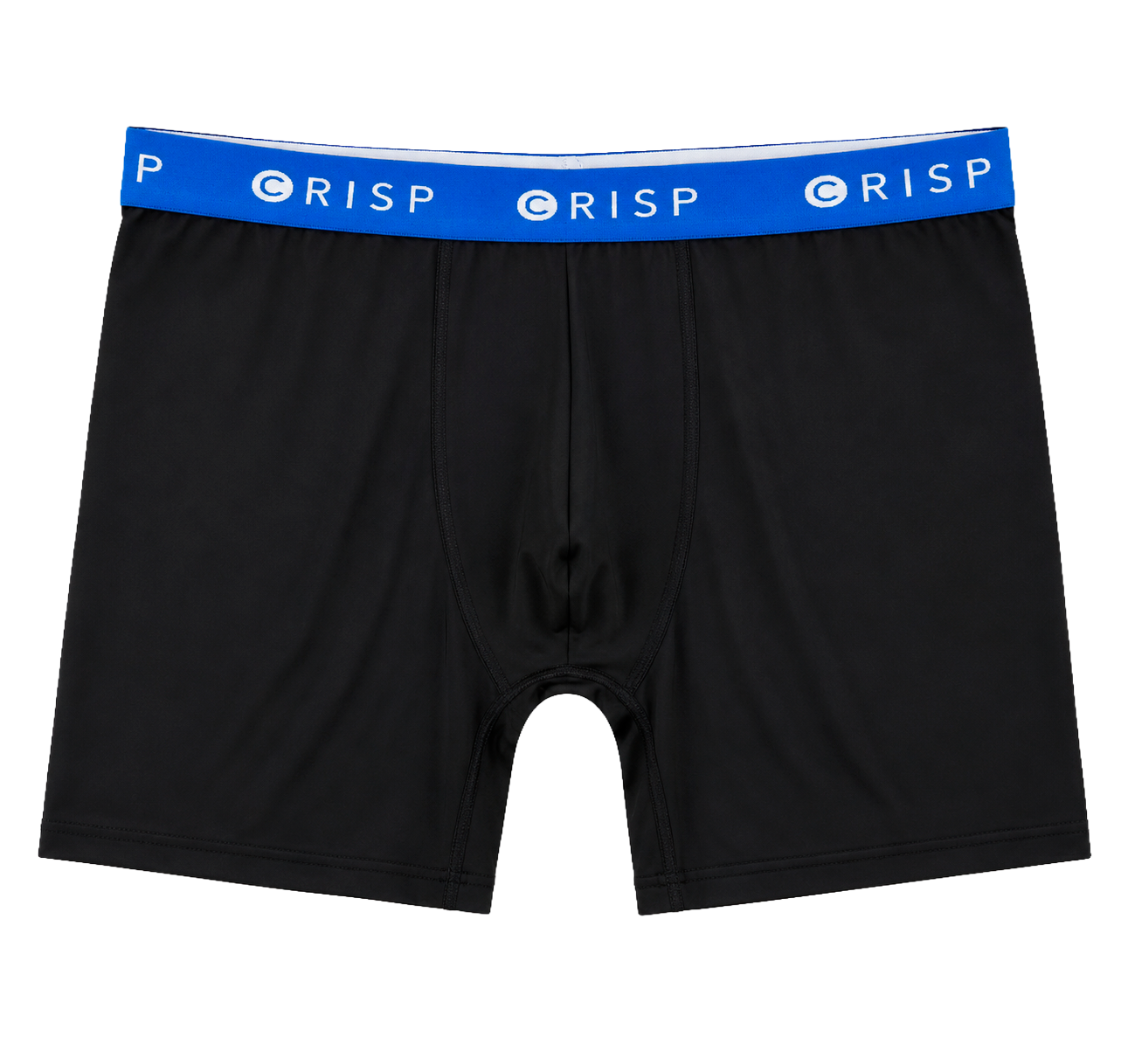 CRISP ATHLETIC BOXER BRIEFS BLACK - ULTRA SOFT