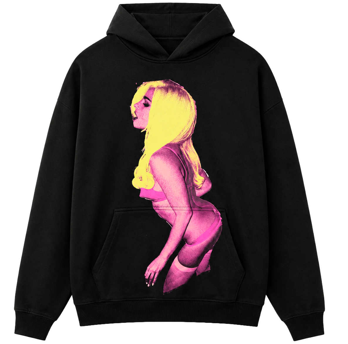 LICENSED MUSIC ADDISON RAE HOODIE BLACK - POPART TOUR