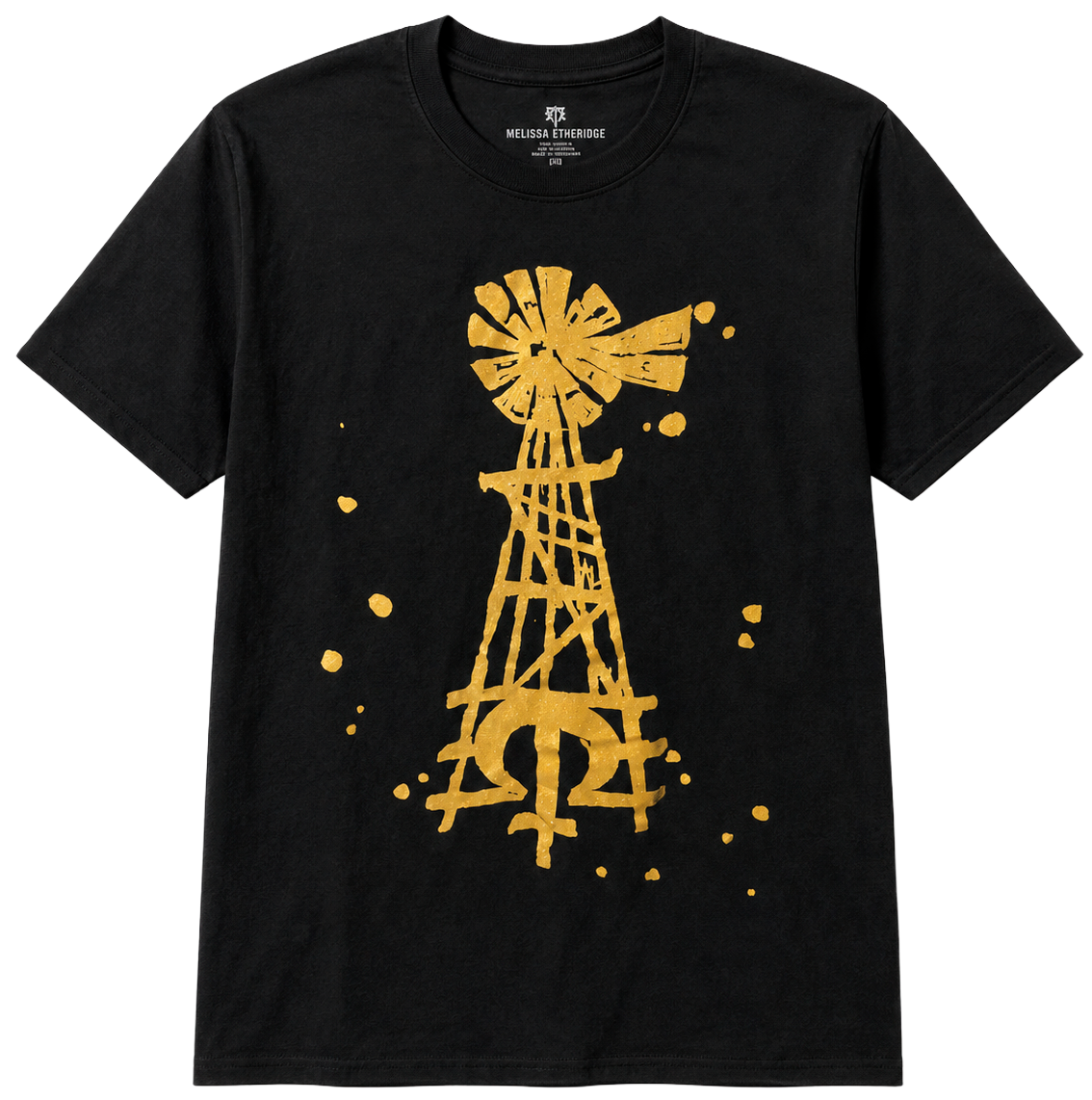 LICENSED MELISSA ETHERIDGE T-SHIRT BLACK - WINDMILL