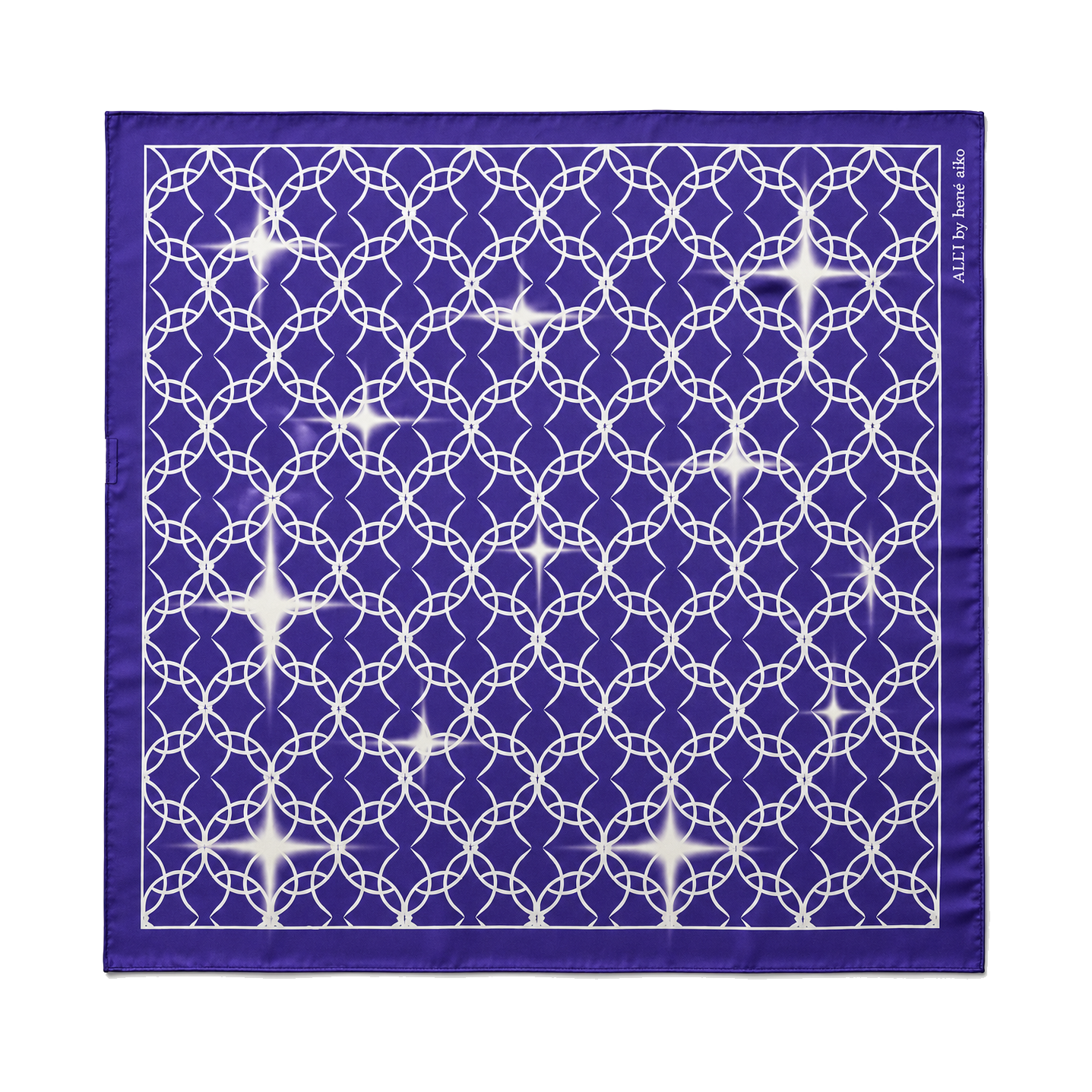 JHENE AIKO MAGIC HOUR SILK SCARF PURPLE