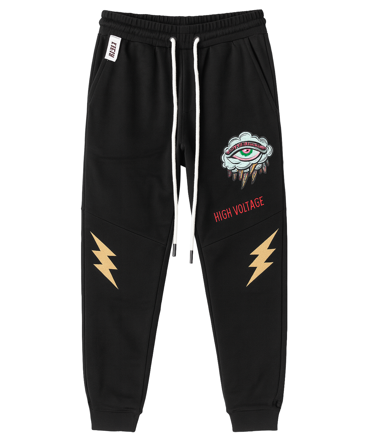 FIFTH LOOP HIGH VOLTAGE JOGGER PANTS BLACK - FLP142