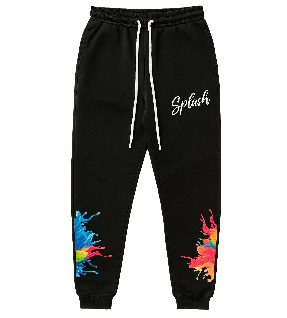 FIFTH LOOP SPLASH JOGGER PANTS BLACK - FLP221