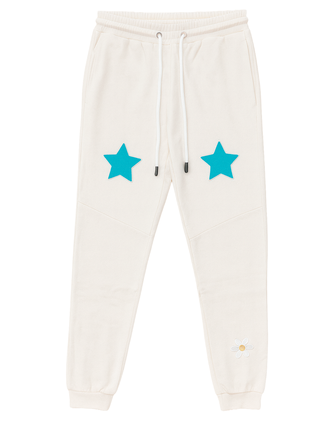 FIFTH LOOP STAR JOGGER PANTS VANILLA - FLP219