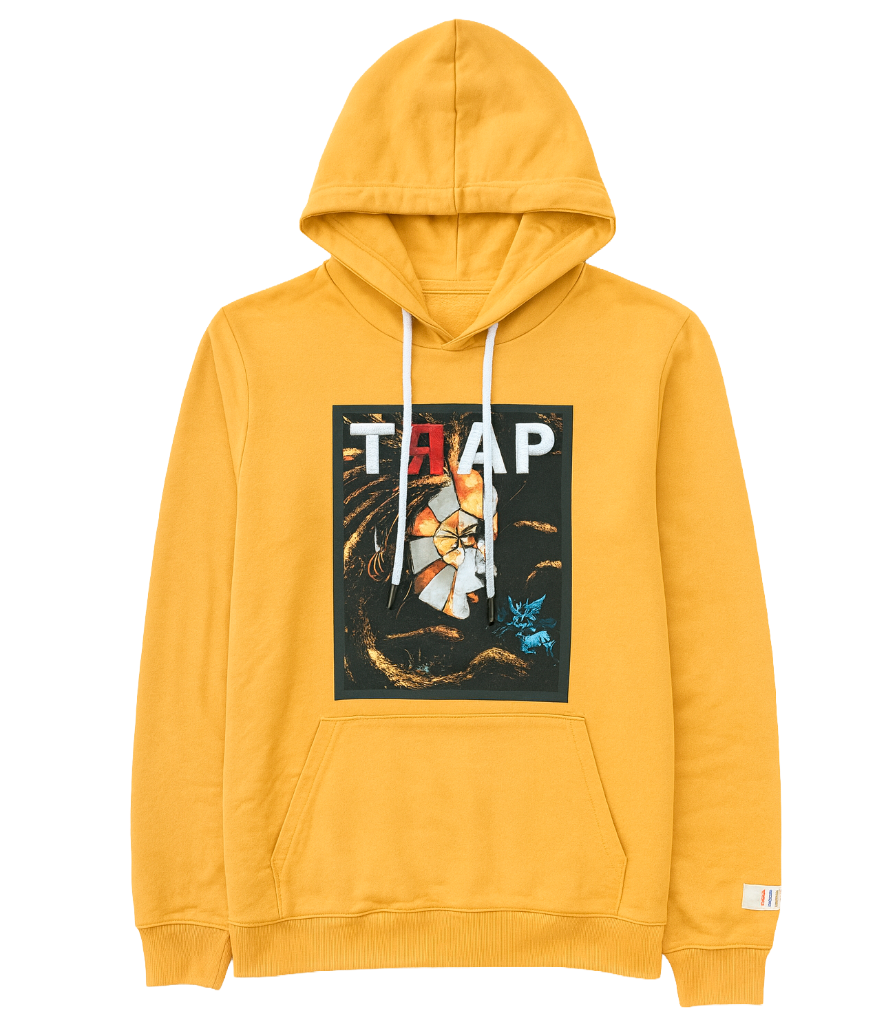 FIFTH LOOP HIGH VOLTAGE HOODIE MUSTARD - FLH144