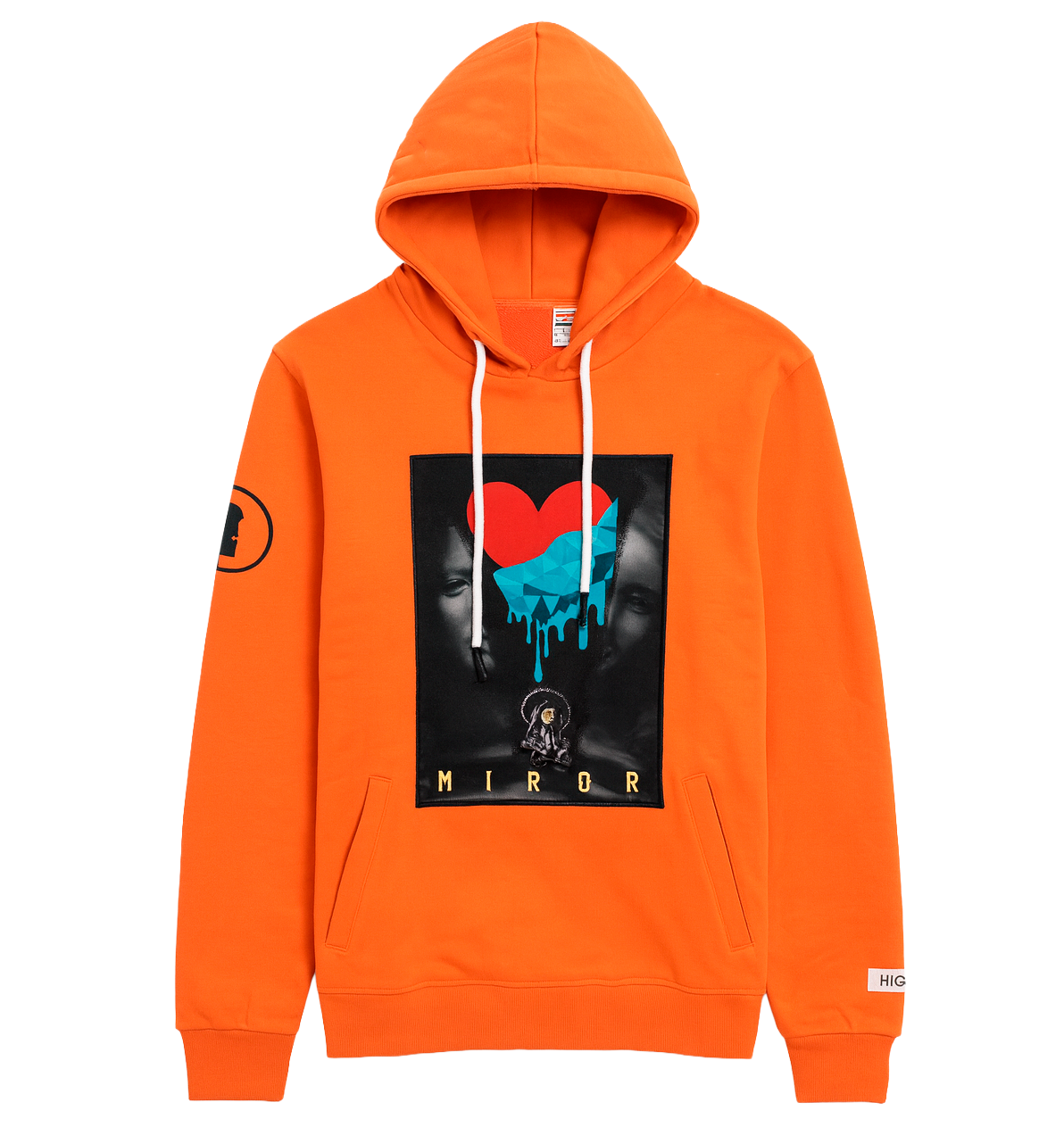 FIFTH LOOP GRAPHIC HOODIE ORANGE - FLH145