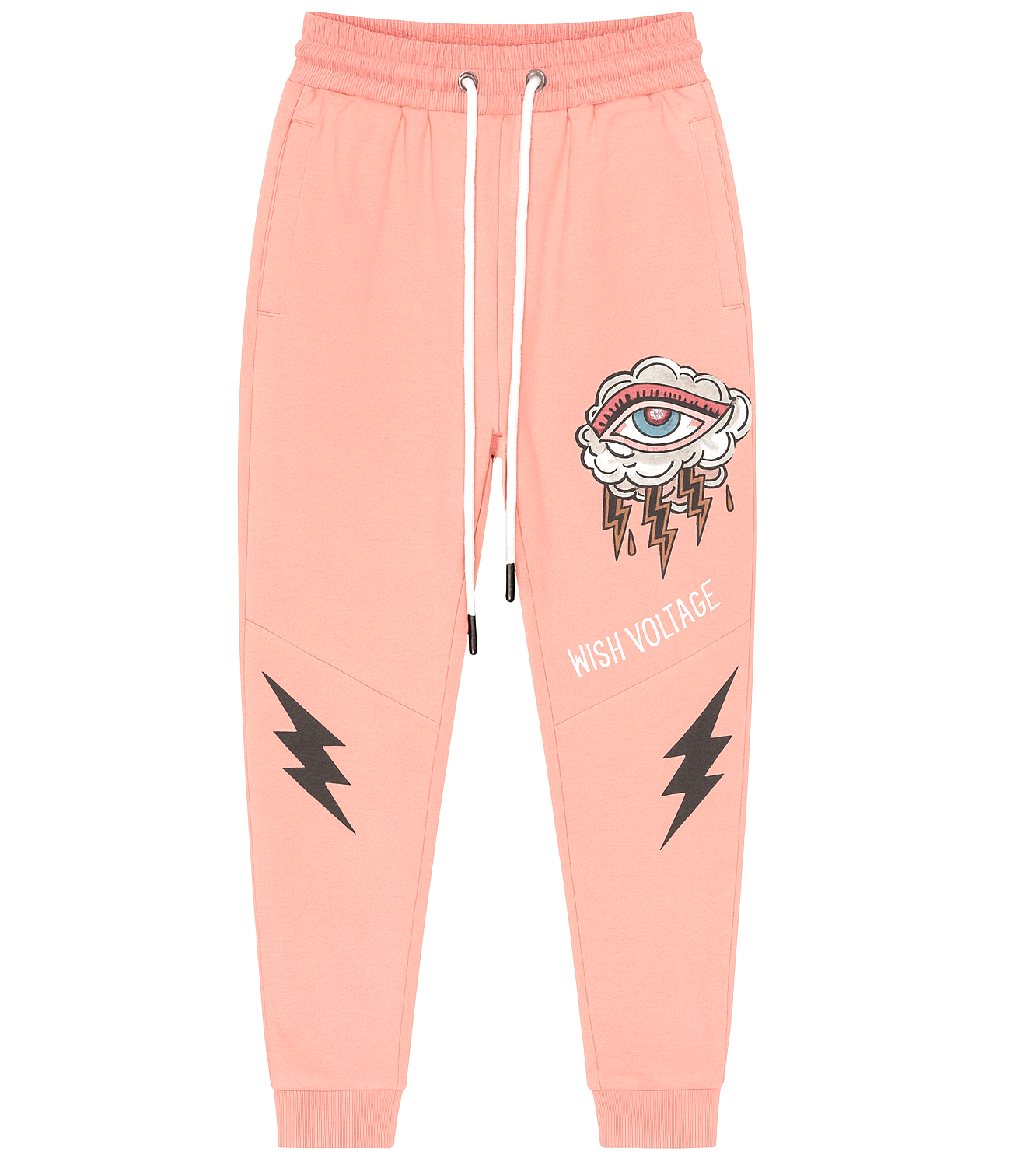 FIFTH LOOP HIGH VOLTAGE JOGGER PANTS PEACH - FLP142