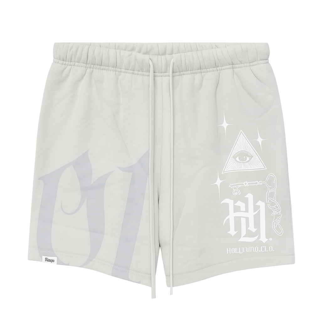 UNDERTD GRAPHIC SWEATS SHORTS ASH GREY - US5201