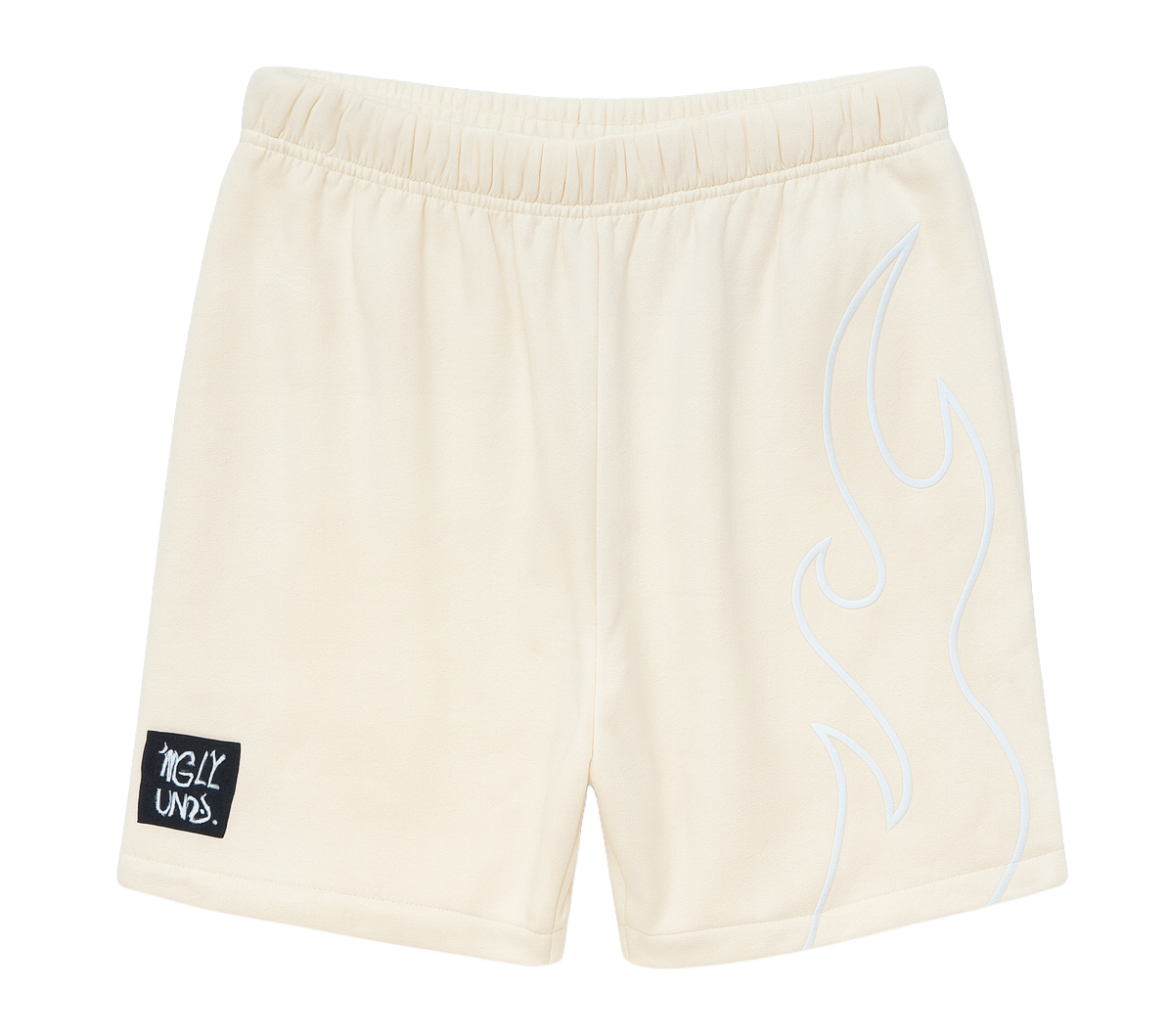 UNDERTD GRAPHIC SWEATS SHORTS OATMEAL - US5204