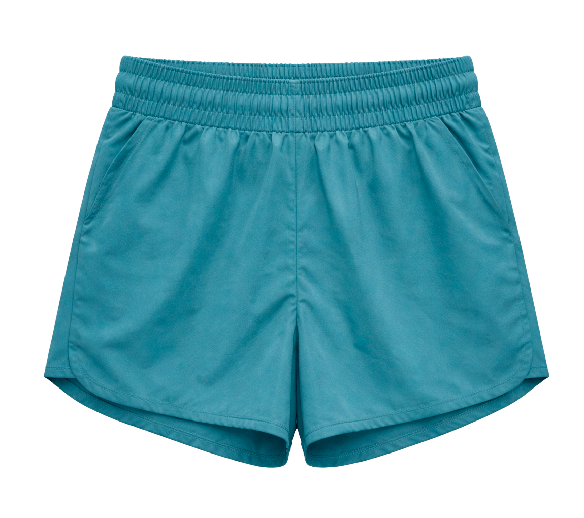 WOMENS REEBOK RUNNING SHORTS BLUE - RBSHT26