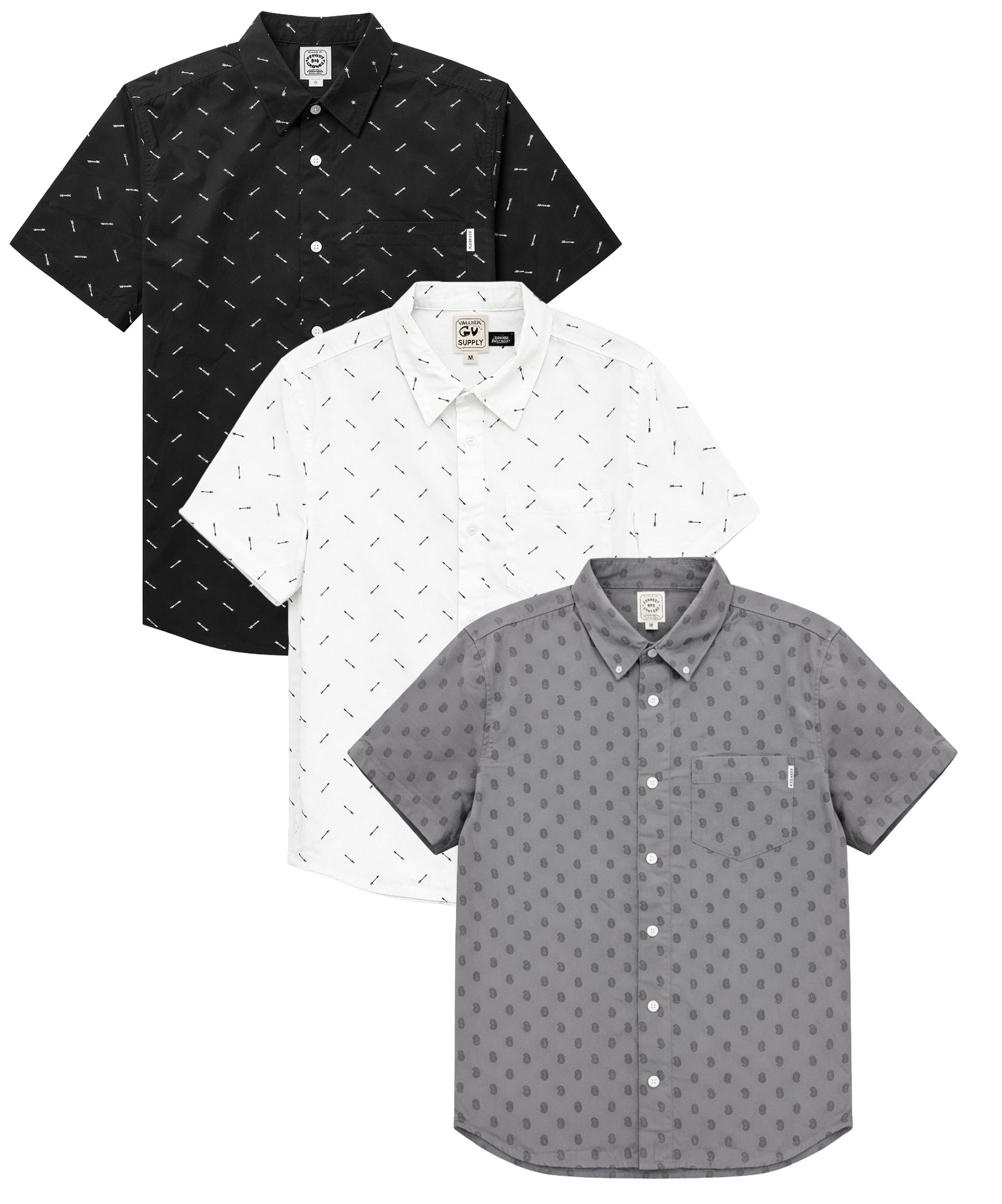 KENNEDY MFG ASSORTED S/S BUTTON DOWN SHIRTS ASST - KNDYWV