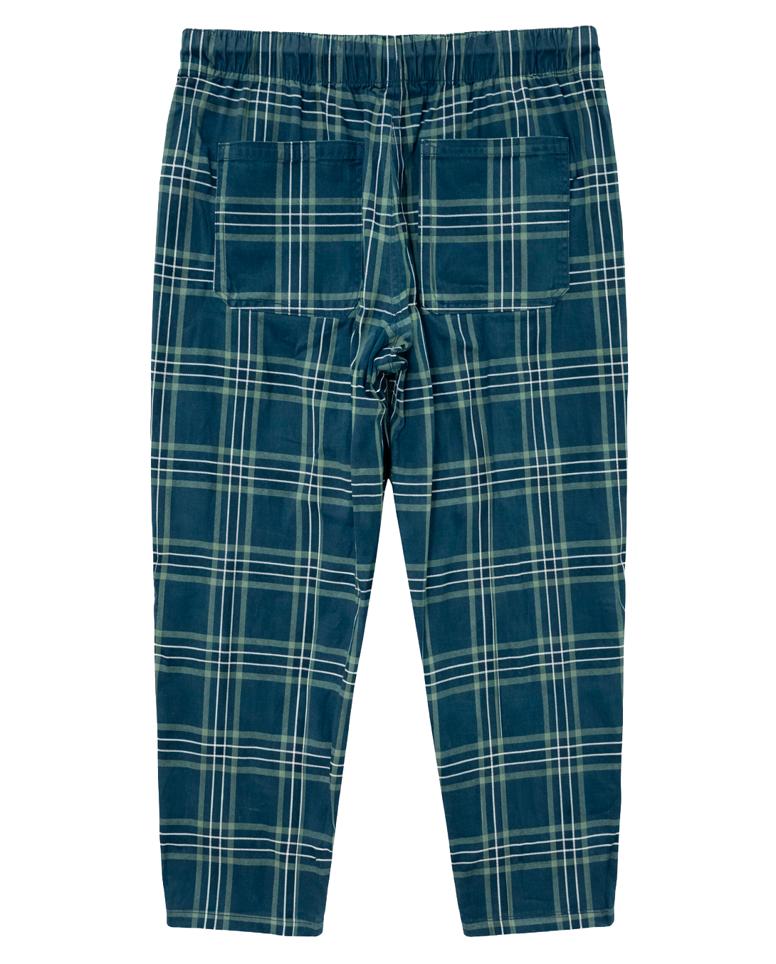 ORIGINAL USE PLAID PANTS NAVY/GREEN - OUB029428