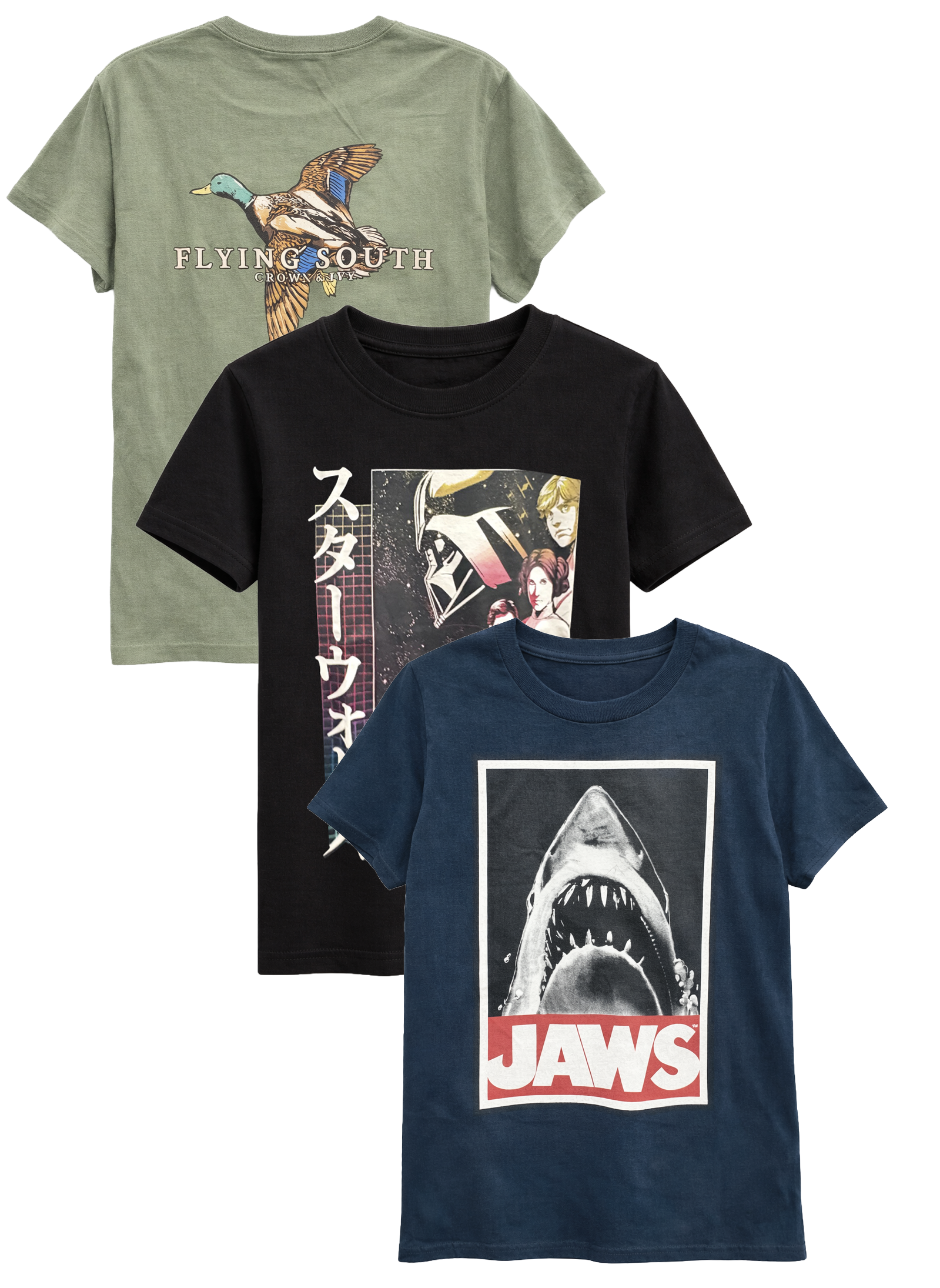 YOUTH BOYS LICENSED ASSORTED T-SHIRTS ASST - LCBYSTS25 / OP3179