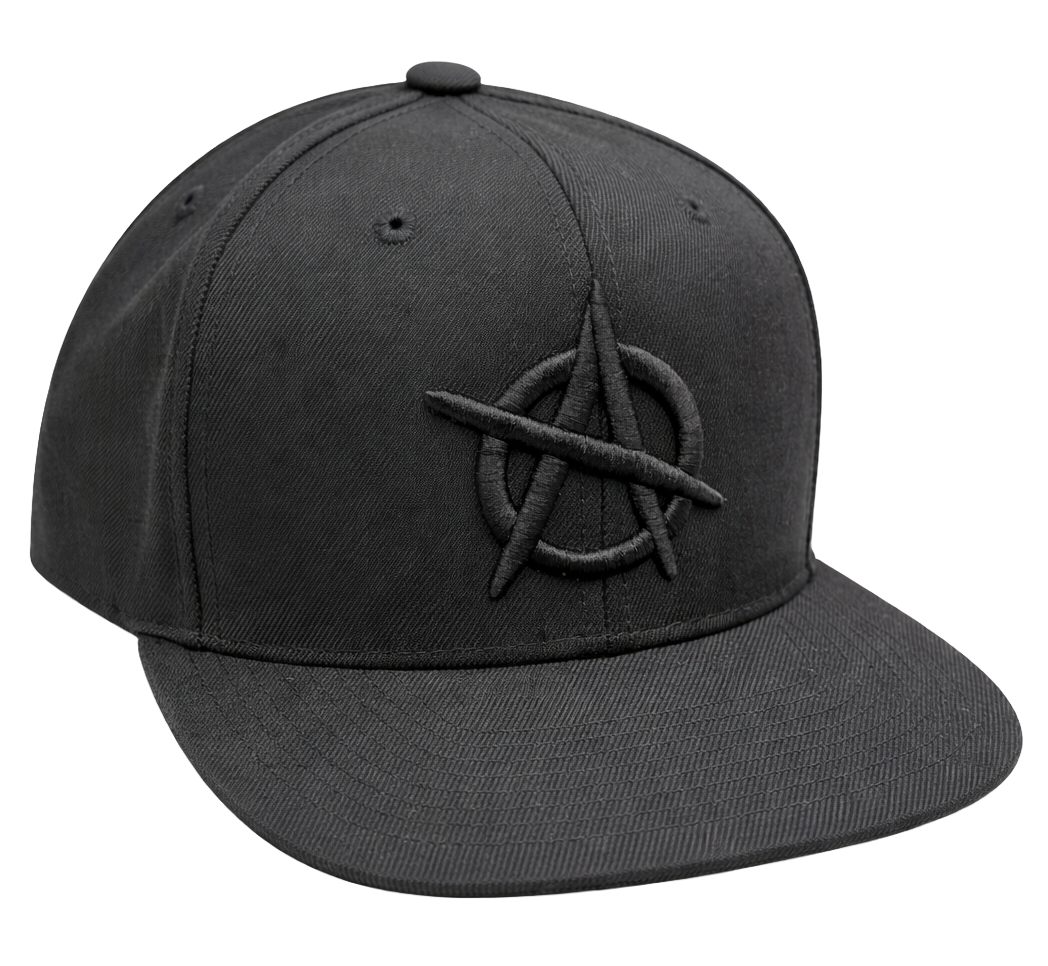 A$AP WORLDWIDE ANARCHY SNAPBACK HAT BLACK - 270305