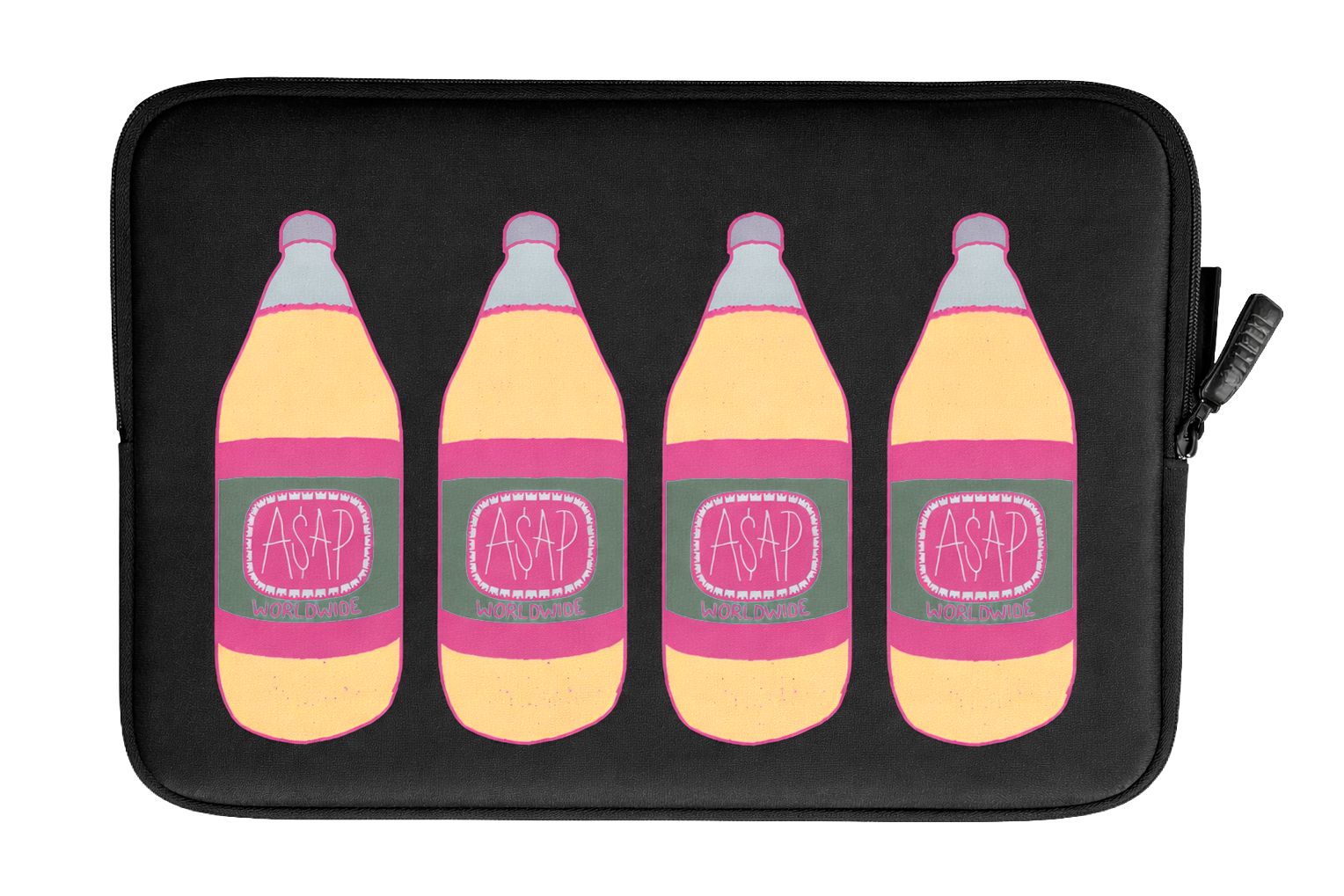 A$AP WORLDWIDE 40OZ LAPTOP CASE BLACK - A$APB