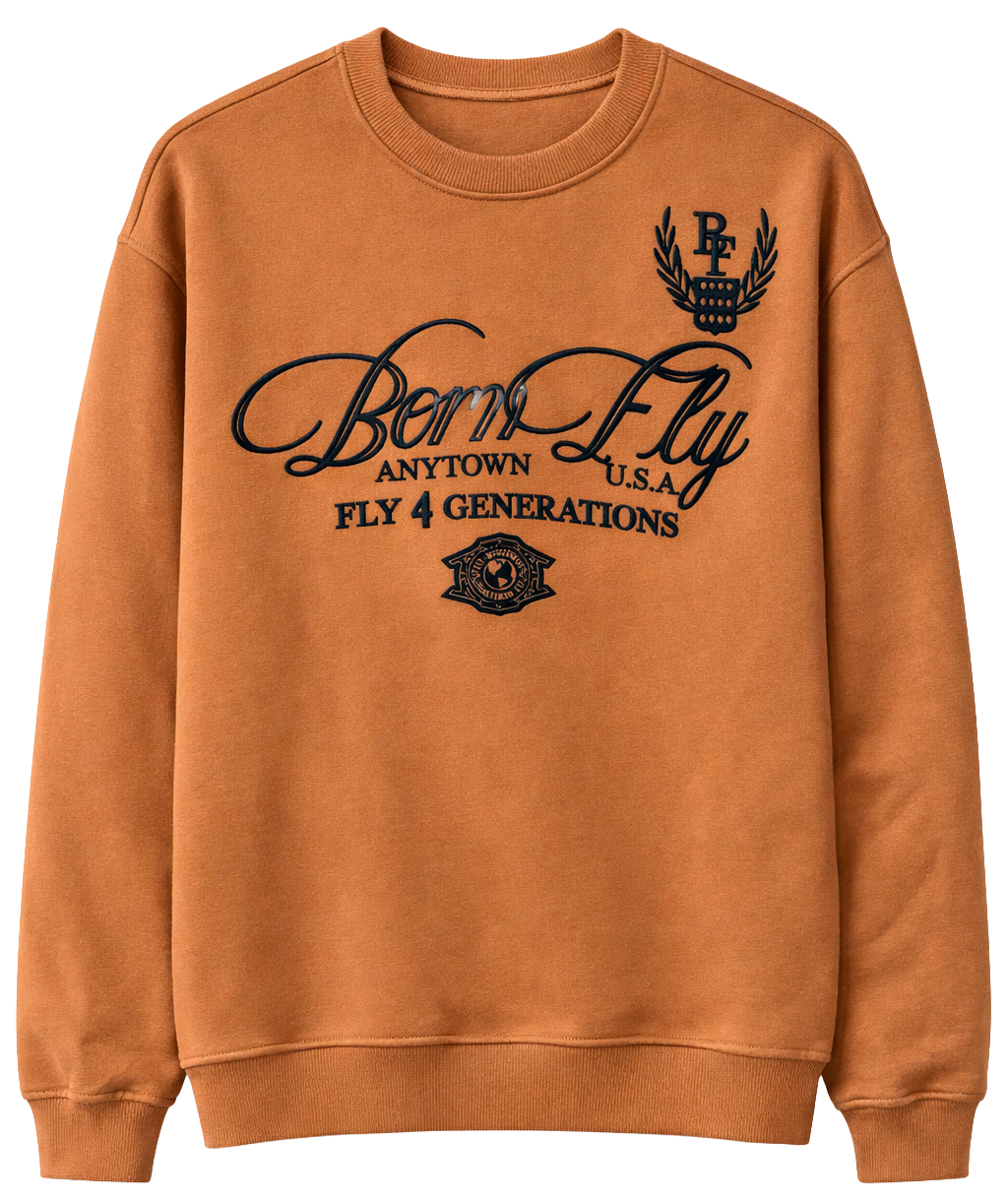 BORN FLY PREMIUM ASSORTED CREWNECKS ASST - BFCNA