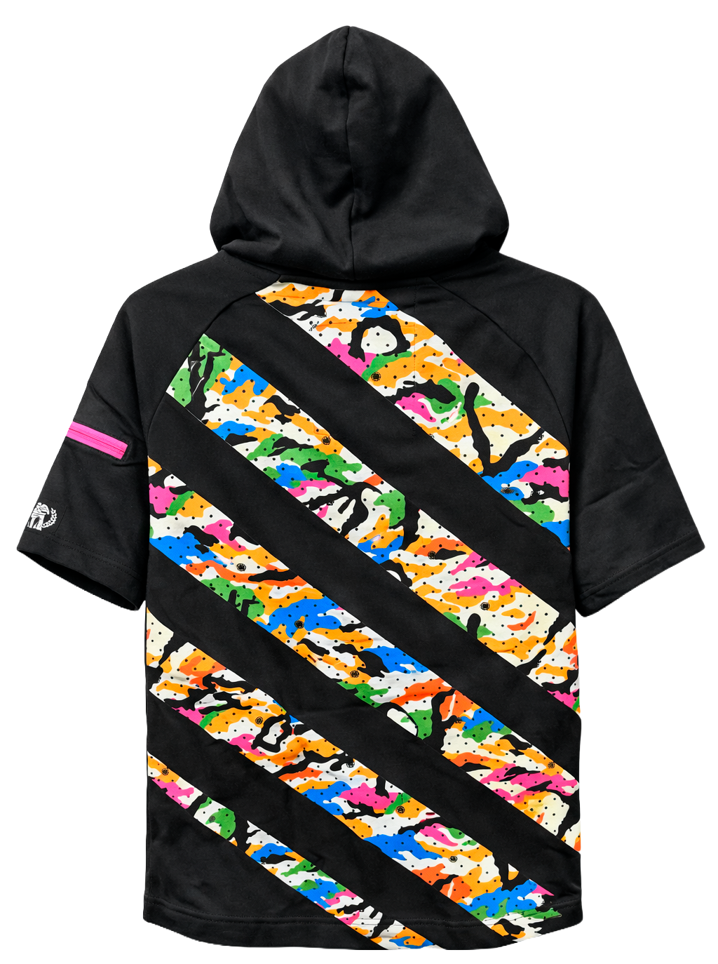 BORN FLY PREMIUM S/S SHIRT HOODIE BLACK - 1605H1738