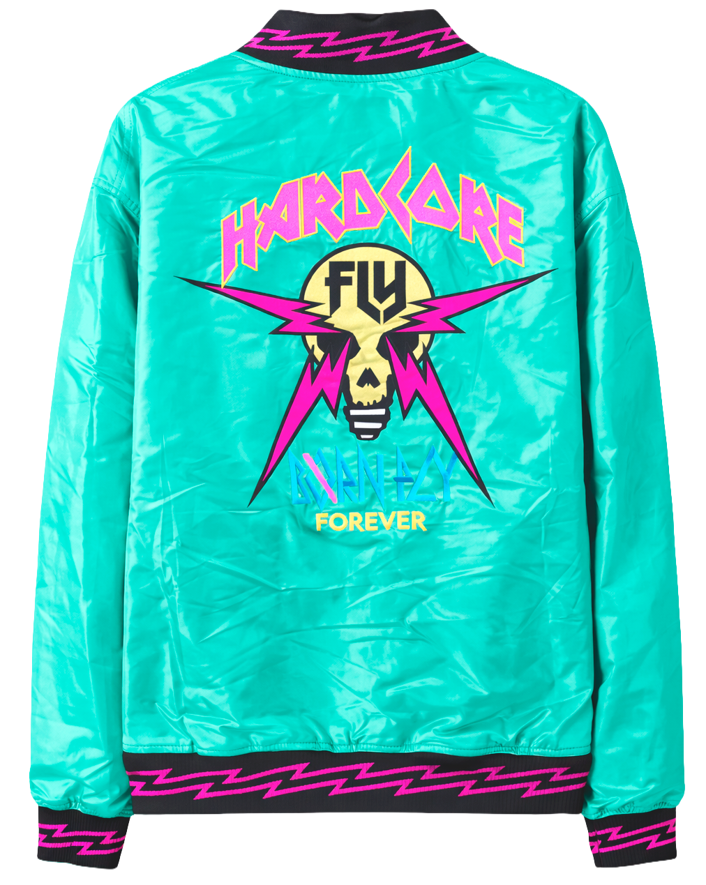 BORN FLY PREMIUM VARSITY JACKET TEAL - 2209O4457