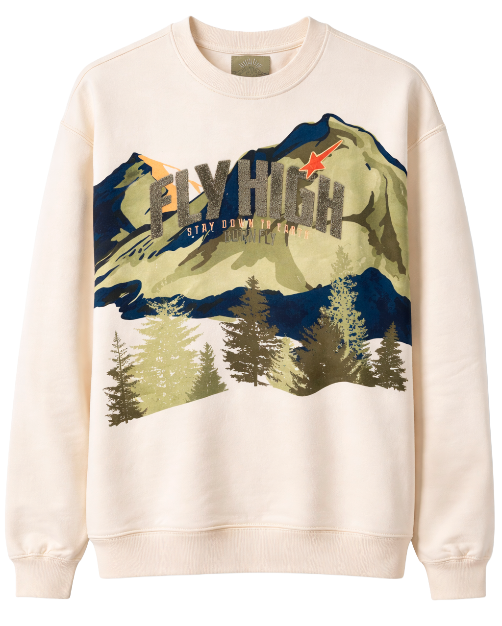 BORN FLY PREMIUM ASSORTED CREWNECKS ASST - BFCNA