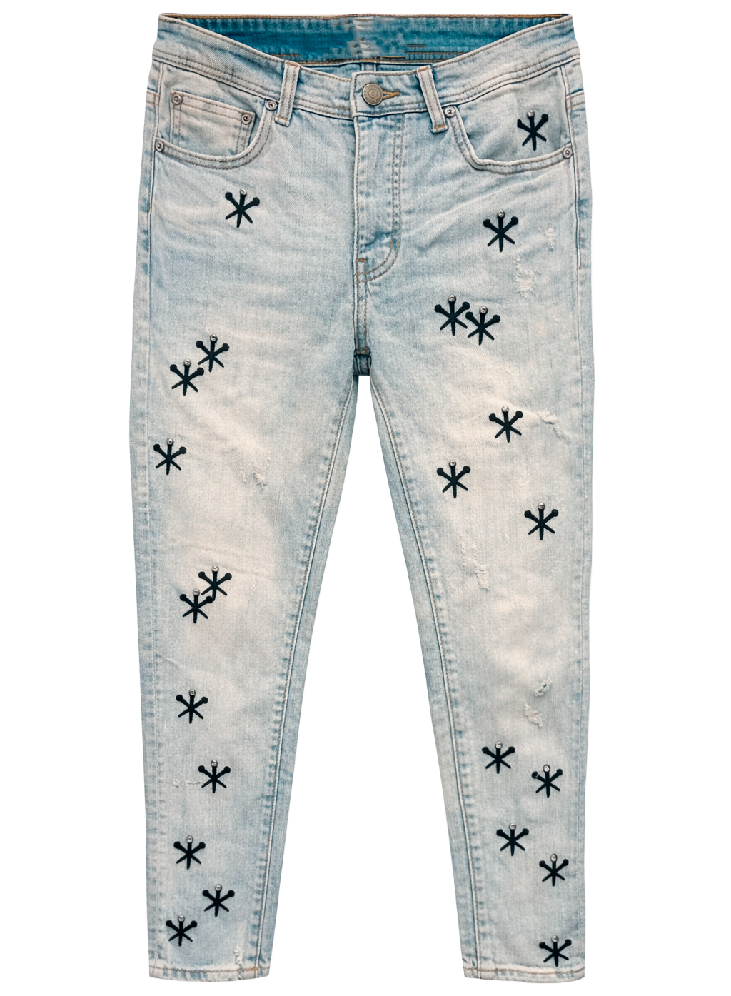 GFTD LA KEITH SKINNY JEANS LT. WASH - GFDSS25-35