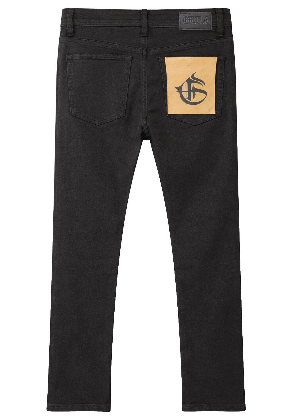 GFTD LA LUKE STACKED JEANS WAX BLACK - GFDFW25-37