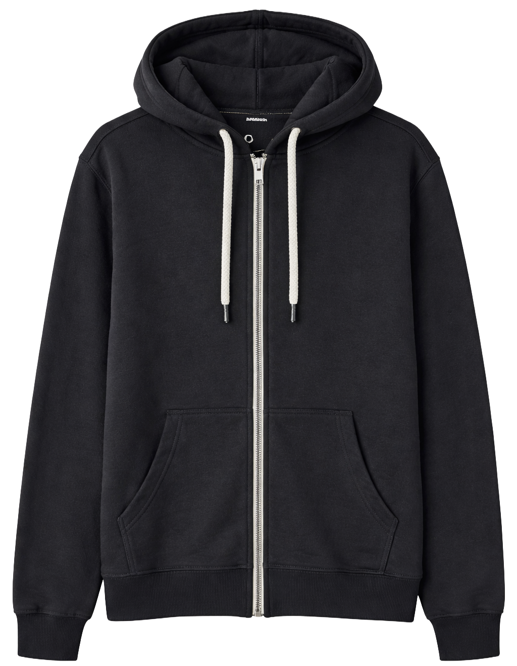 PTO ZIP HOODIE JACKET BLACK - NR92-FFF22