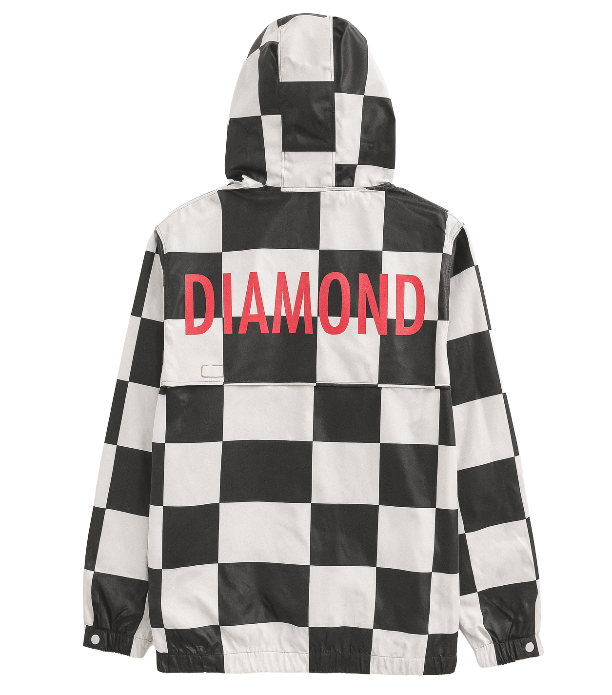 DIAMOND SUPPLY CO ANORAK HOODIE BLACK - C19DMTC001