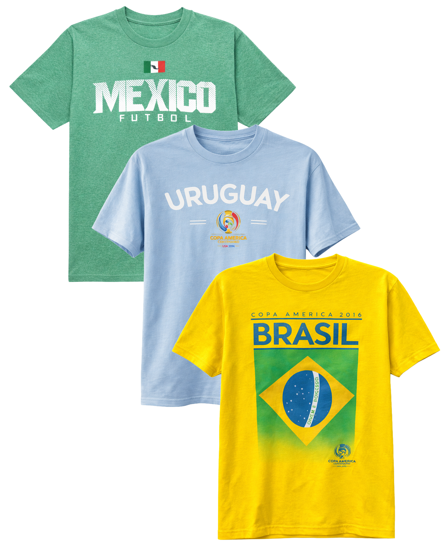 LICENSED ASSORTED SOCCER T-SHIRTS ASST - COPA AMERICA - Steal Deal 