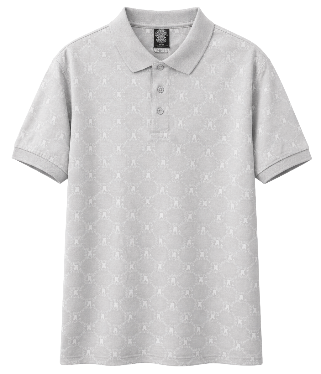 CROOKS & CASTLES S/S POLO SHIRT GREY - 4I10119