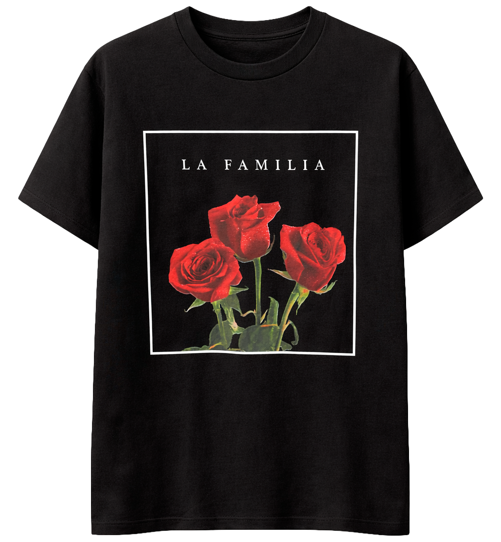 LA FAMILIA GRAPHIC T-SHIRT BLACK - LFSU21SS002