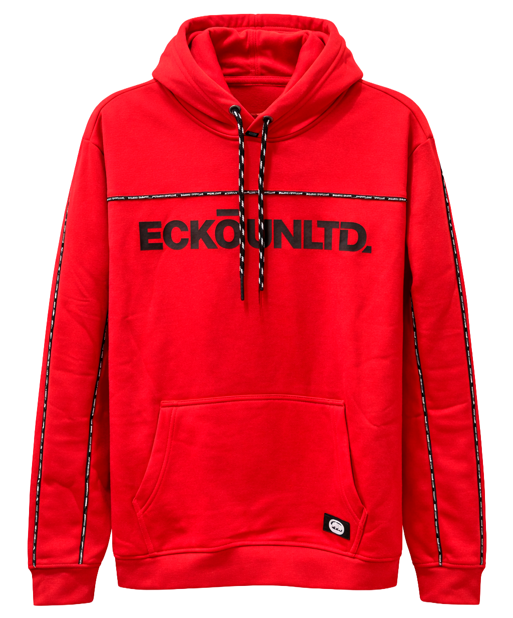 MARC ECKO FLEECE HOODIE TRUE RED - EO34H1126