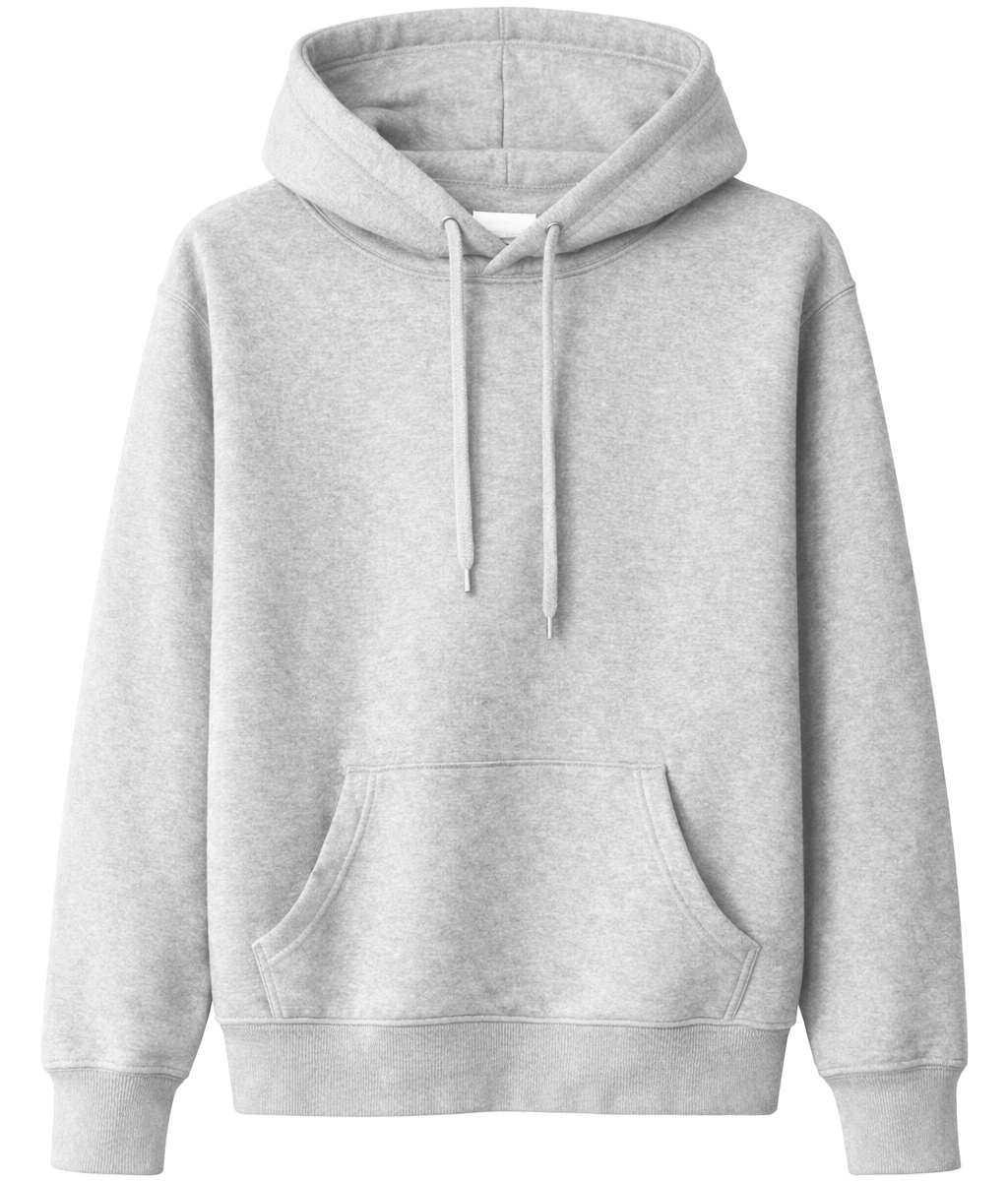 CROOKS & CASTLES BLANK HOODIE GREY - BLANKS